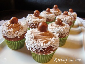 Čoko-koko cupcakes