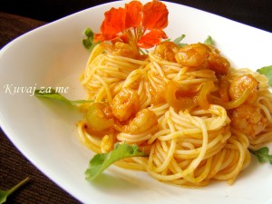 Špagete sa gamborima
