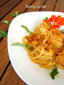 Špagete sa gamborima