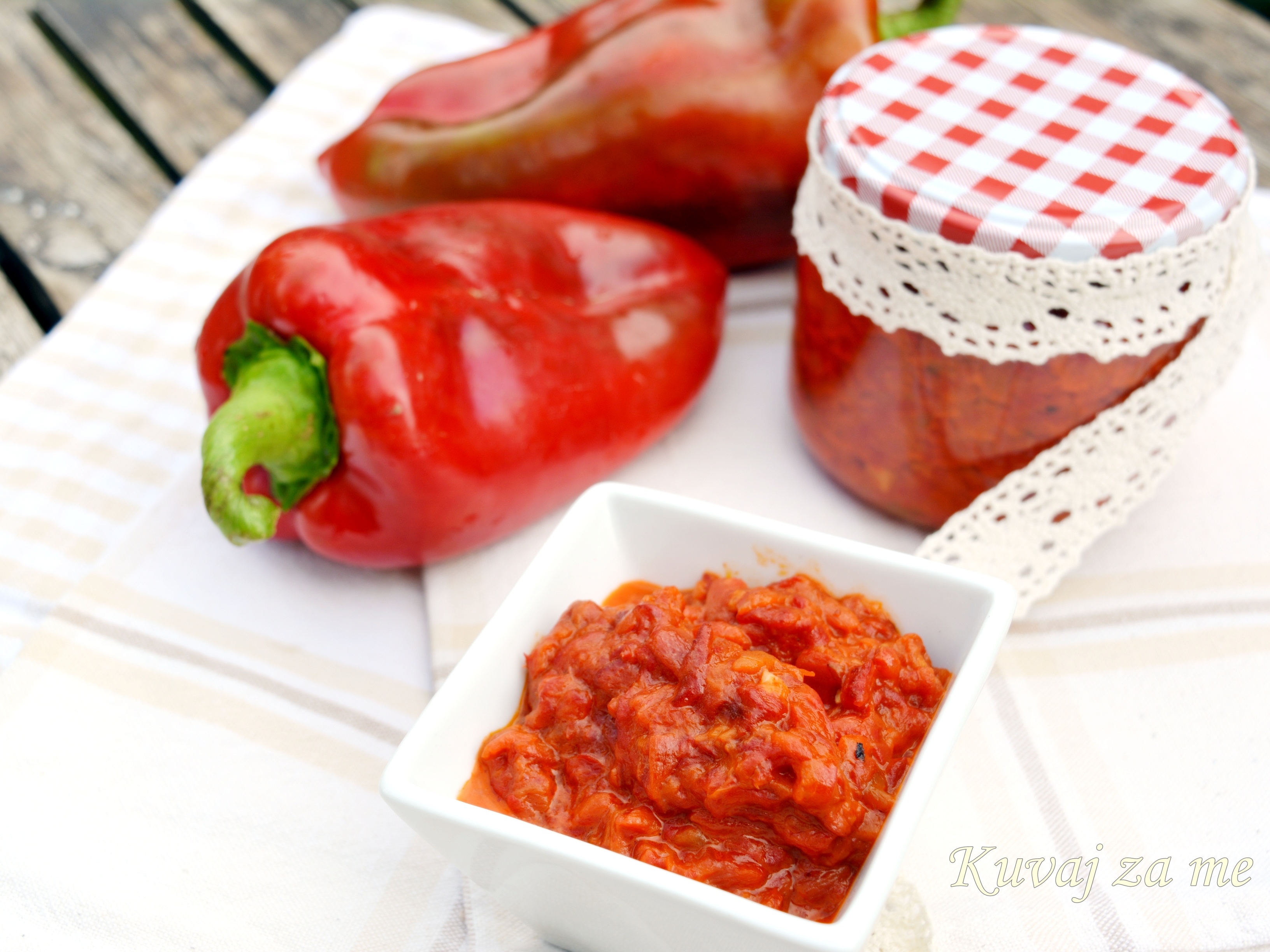 Ajvar od pečenih paprika | Kuvaj za me